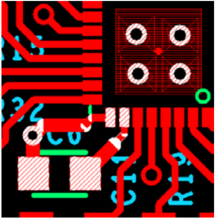Figure 12. 330 nF Capacitor Connected Close to VCORE and DGND.