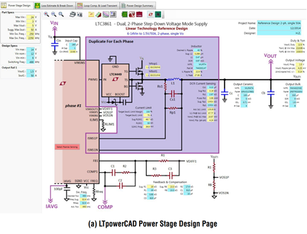 Figure 15. LT powerCAD Design Tool Eases the Type III Loop Design for Voltage Mode Converters (Free-download from www.linear.com/LT powerCAD)