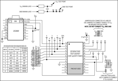 DS185XEVKIT：典型应用电路