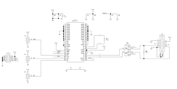 Figure 5. MAXM22511 EMI test board schematic.