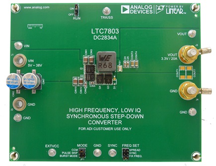 DC2834A demo board