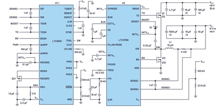 The interface of the LT8551 phase expander