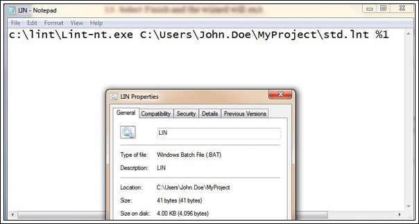 Figure 2. Batch file.