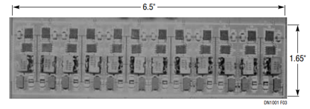 Figure 3. 12-Phase Supply Power Components Layout and Footprint.