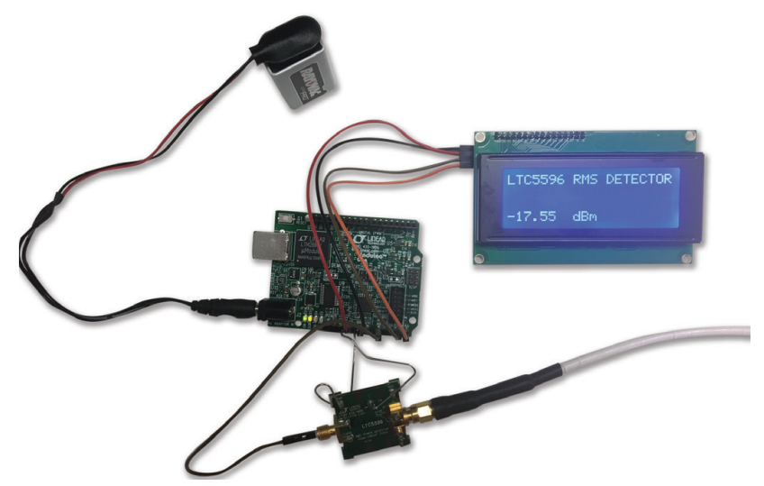 Figure 1. A complete broadband RF power meter.