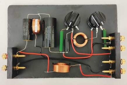 Figure 3. Passive analog crossover network components.
