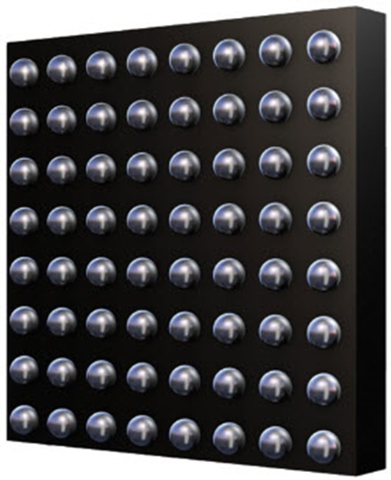LTC3376 flip chip package with ball grid array
