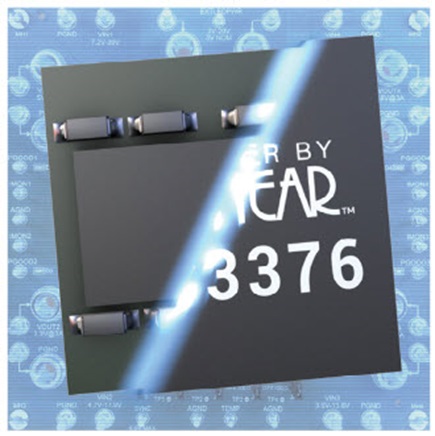 LTC3376 flip chip package with integrated bypass capacitors