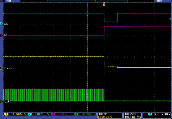 Figure 6. Exiting sleep mode on the MAX5995B.