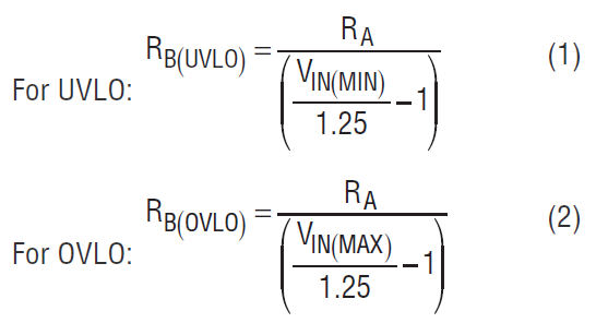 Equation 1 and 2