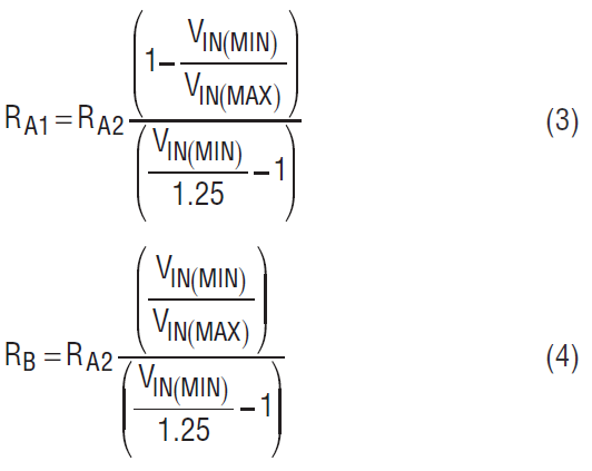 Equation 3 and 4