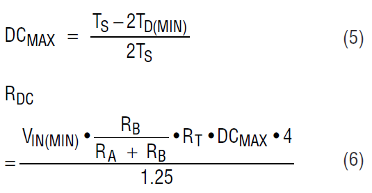 Equation 5 and 6