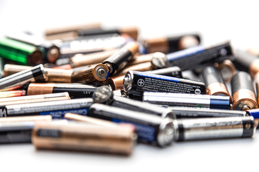 Figure 1. Primary cell battery chemistries.