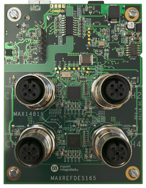 The MAXREFDES165# features the MAX14819