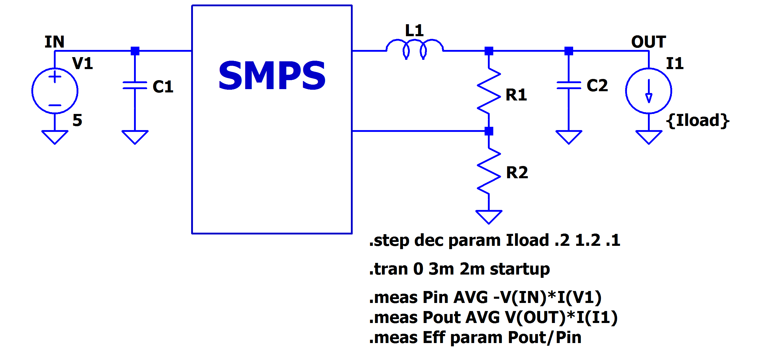 SMPS Efficiency Schematic
