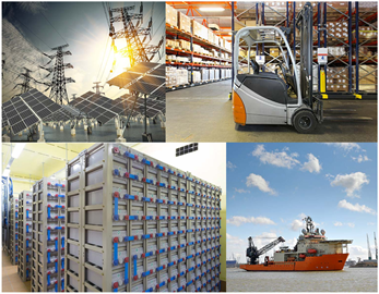 Figure 1. Battery-Based Backup Is Well-Suited for Fixed and Mobile Applications Spanning Thousands of Watts to Hundreds of kW, and Can Provide Reliable, Effective Power Across a Wide Range of Applications