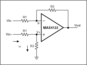 Additional differential amplifier.
