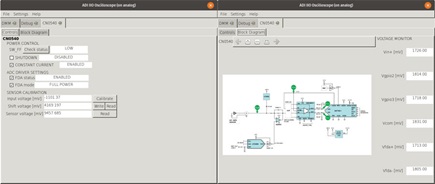 CN0540 IIO Oscilloscope plugin tab