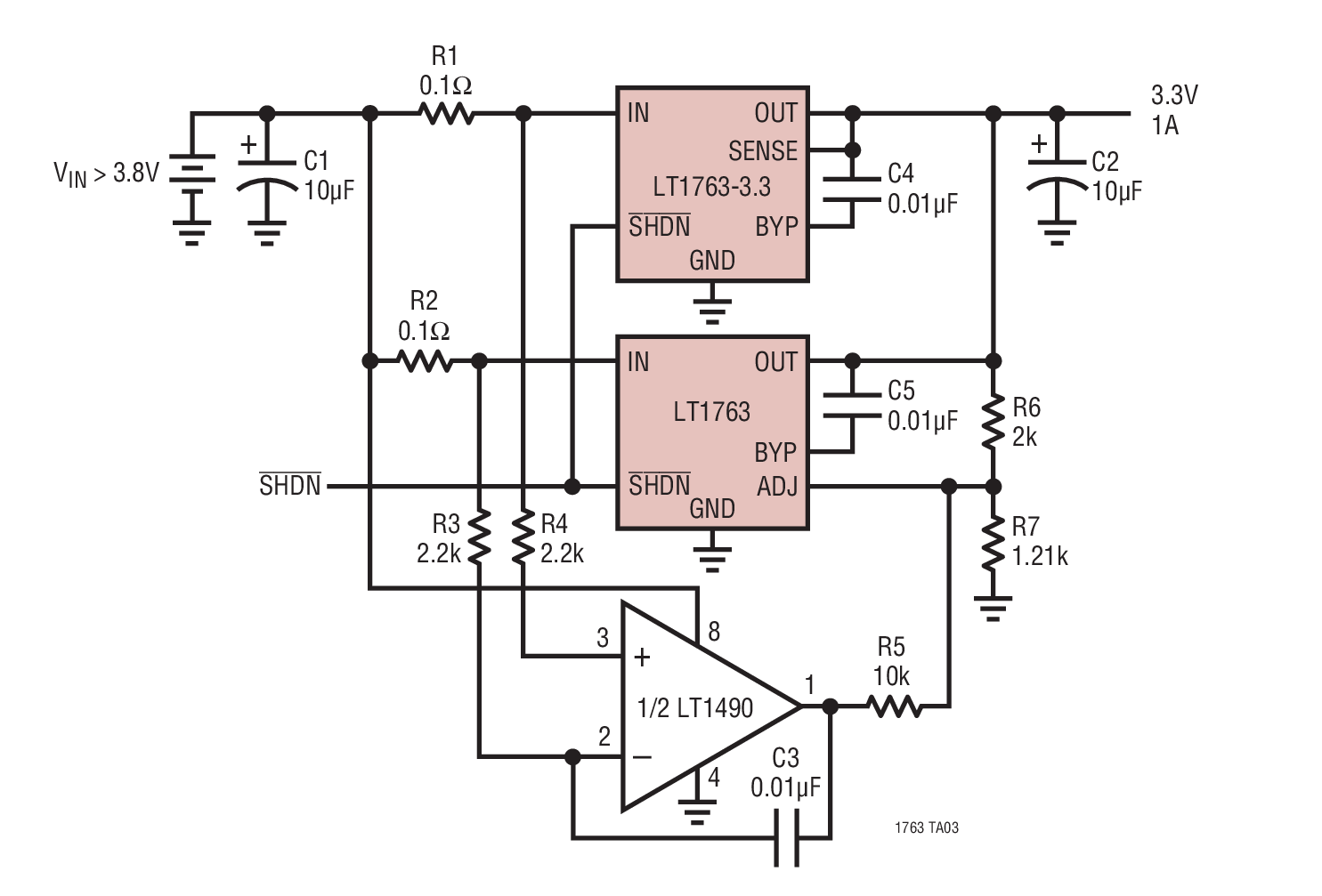 Paralleling of Regulators for Higher Output Current