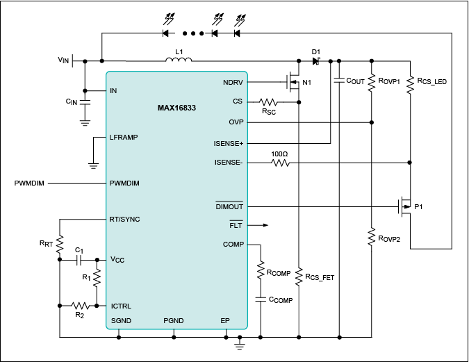 Figure 1. Typical operating circuit.