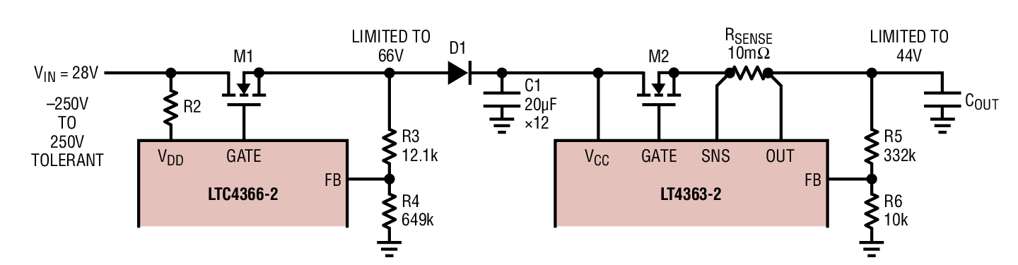 Simplified MIL-STD-1275D Circuit Diagram