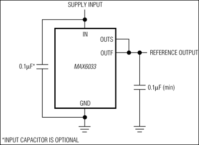 MAX6033: Typical Operating Circuit