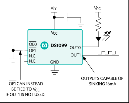 DS1099：典型工作电路