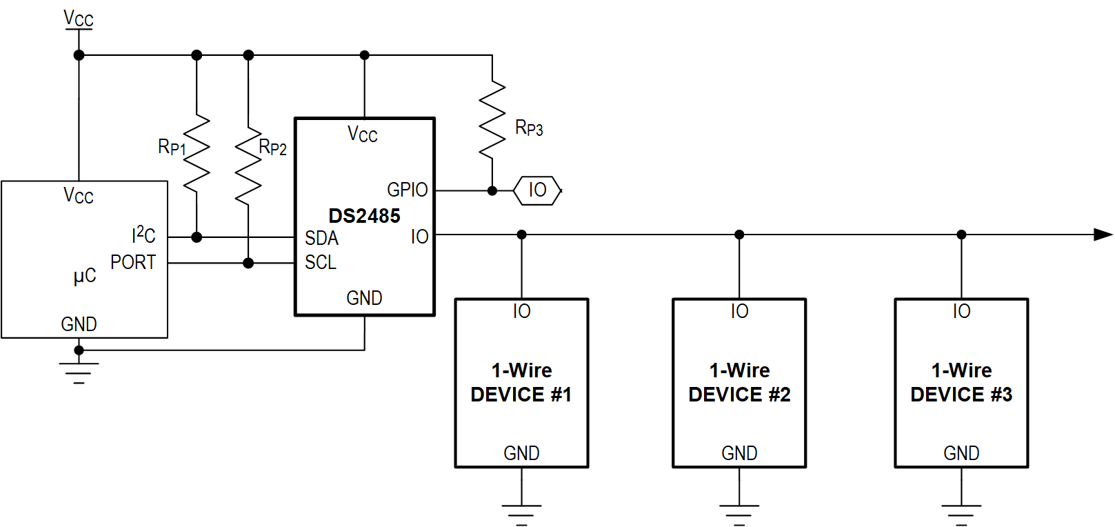 DS2485 Typical Application Circuit