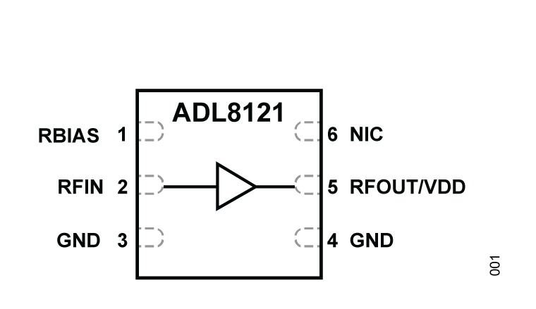 ADL8121- Functional Block Diagram