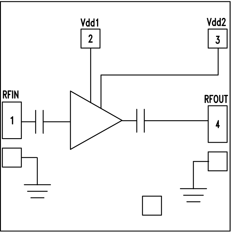 HMC451 Functional Block Diagram