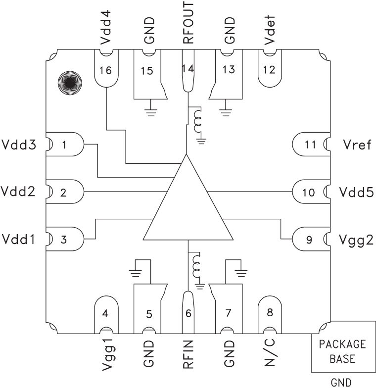 HMC6981LS6 Functional Block Diagram