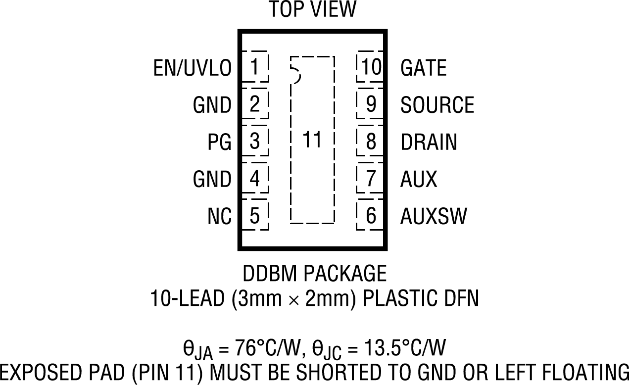 LT8672 Pin Configuration