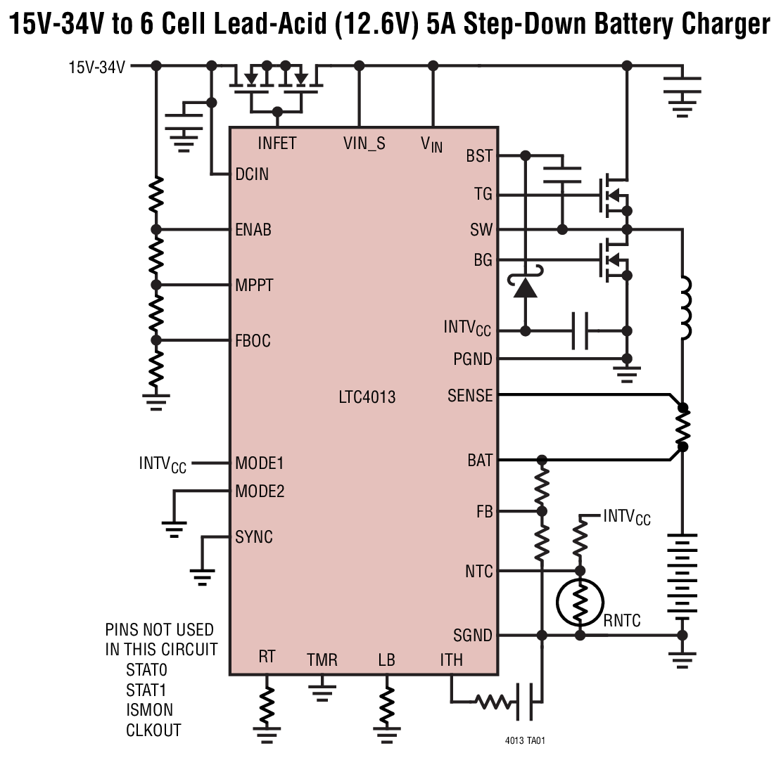 LTC4013 - Typical Application Image 1