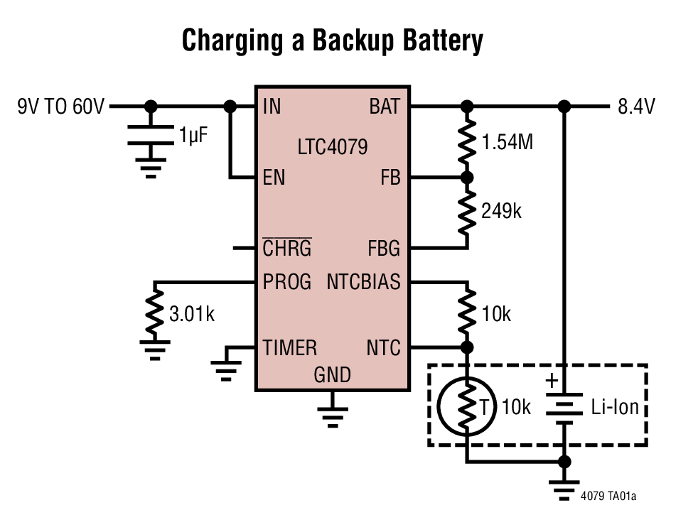 Charging a Backup Battery