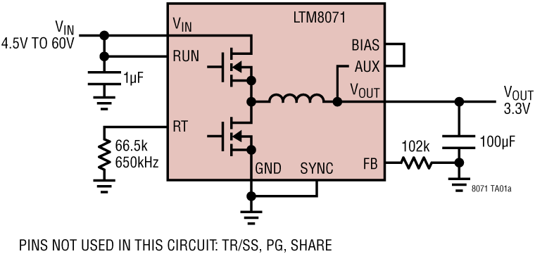 LTM8071 Application Circuit