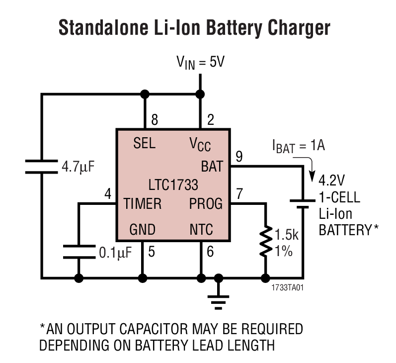 Standalone Li-Ion Battery Charger