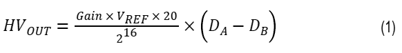Equation 1.