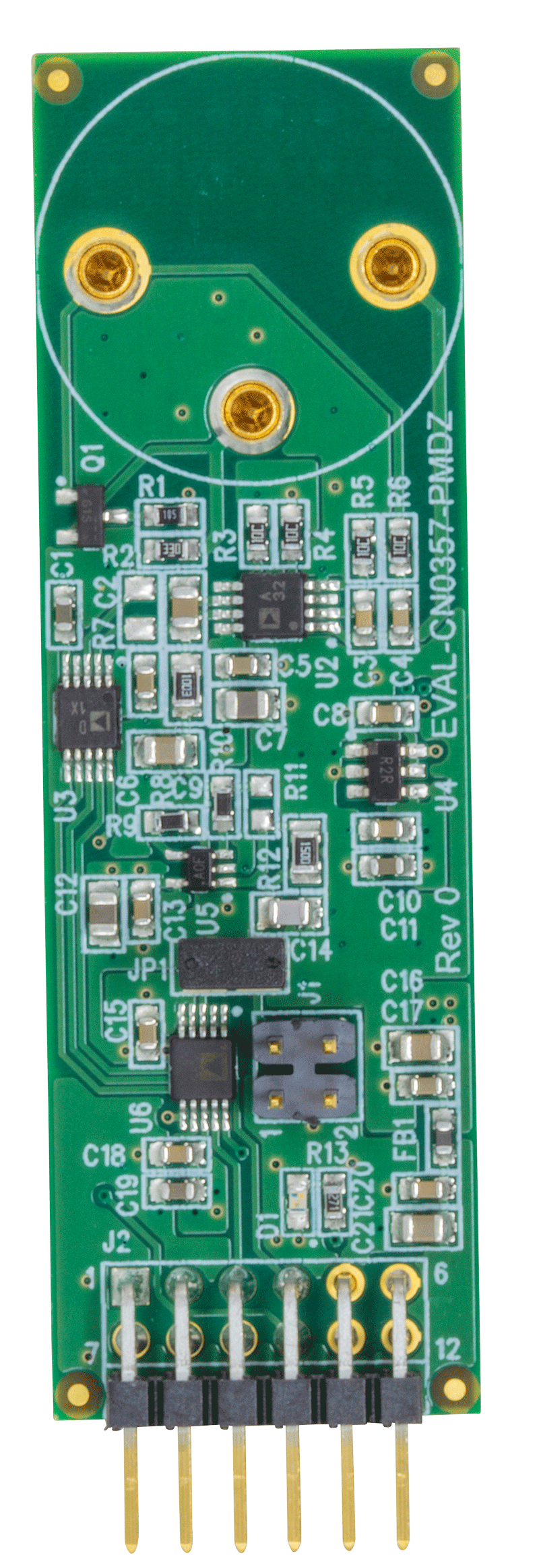 EVAL-CN0357-PMDZ Evaluation Board - Top View