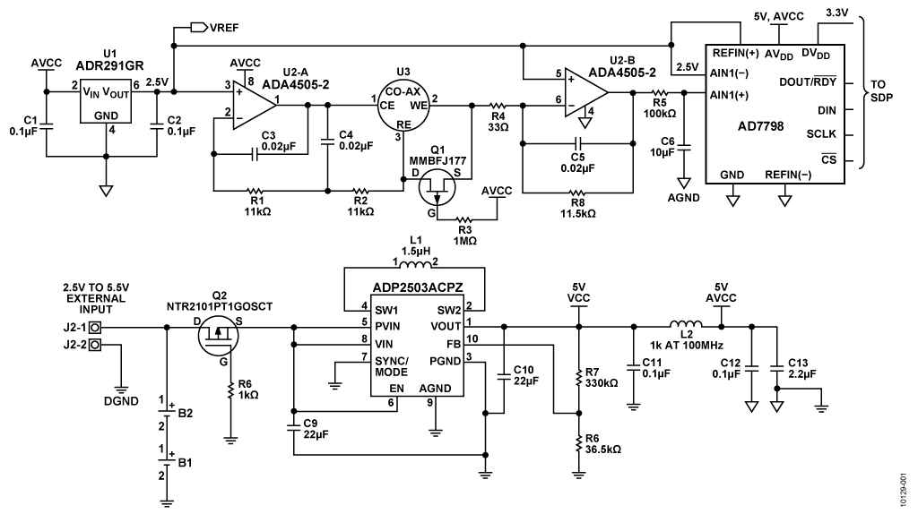 Low Power Gas Detector Circuit