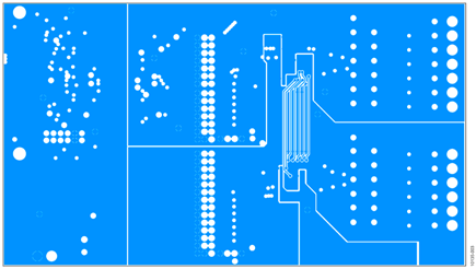 Layer 2 of the EVAL-CN0235-SDPZ PCB