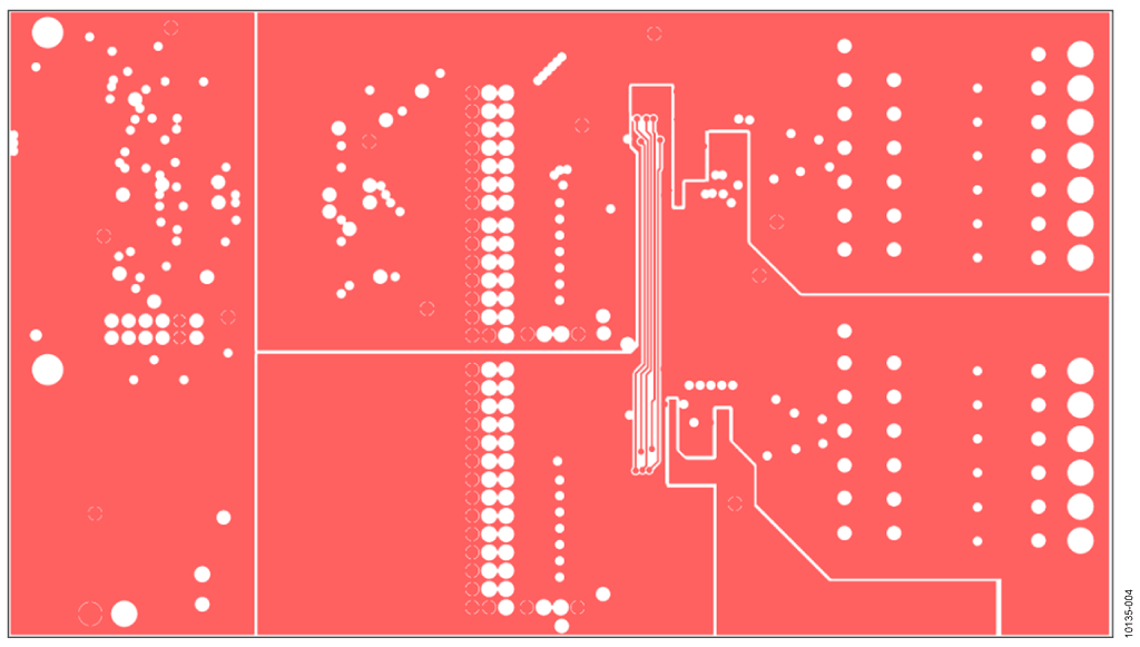 Layer 3 of the EVAL-CN0235-SDPZ PCB