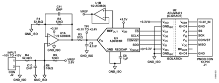 ±10 V Single Supply Data Acquisition System