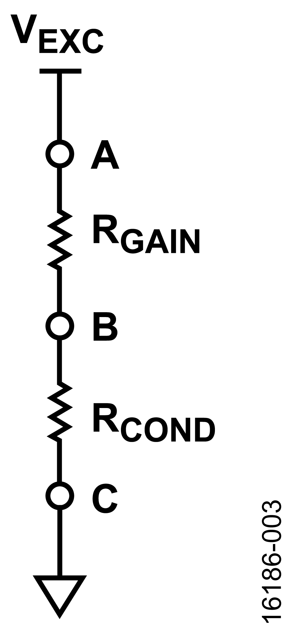 Simplified Conductivity Schematic as Two Series Resistors