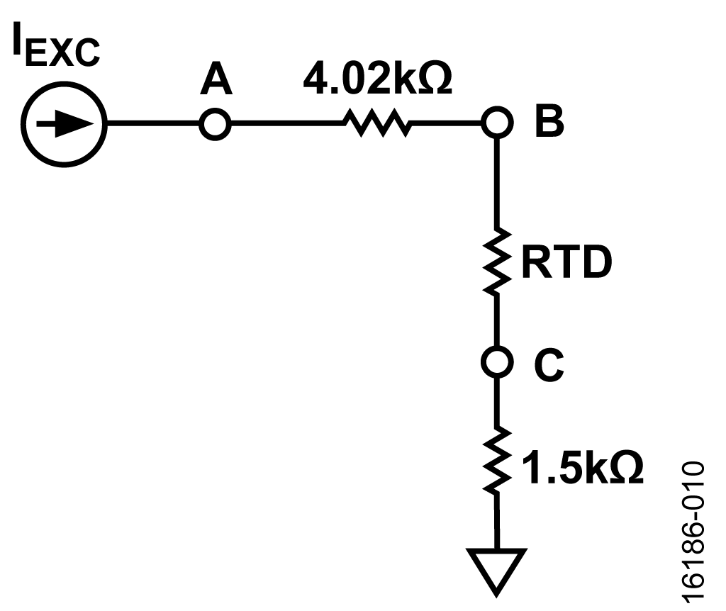 2-Wire RTD Simplified Schematic