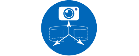 3D Camera Icon.