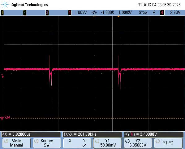 Figure 2. Switch node without boost capacitor.