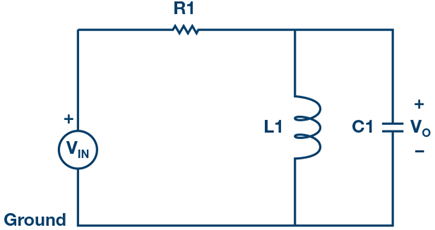 Figure 2. Band-pass filter circuit.