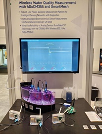 Figure 9. Wireless water quality network.