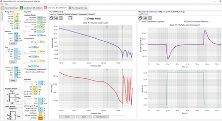 Figure 7. Setting the control loop with LTpowerCAD.
