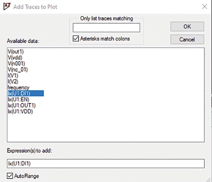 Figure 16. An <strong>Add Traces to Plot</strong> dialog box.